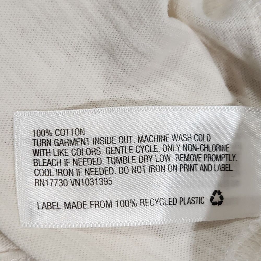 Universal Thread Tshirt for Women XS Ivory I Write My Own Story Logo 100%Cotton - Picture 8 of 8